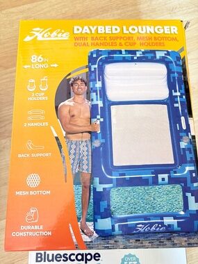 Hobie Blue Geometric Daybed Lounger